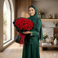 100 red garden spray roses dubai