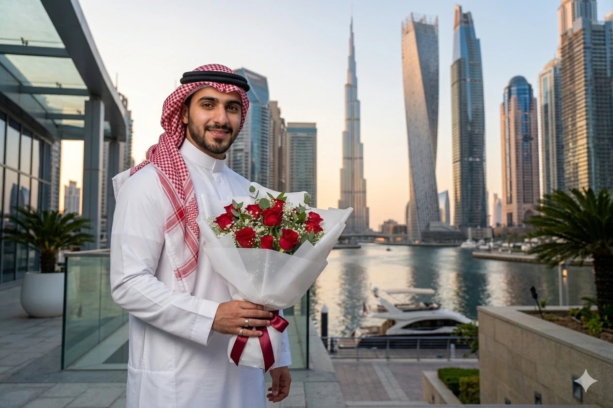 anniversary flowers dubai